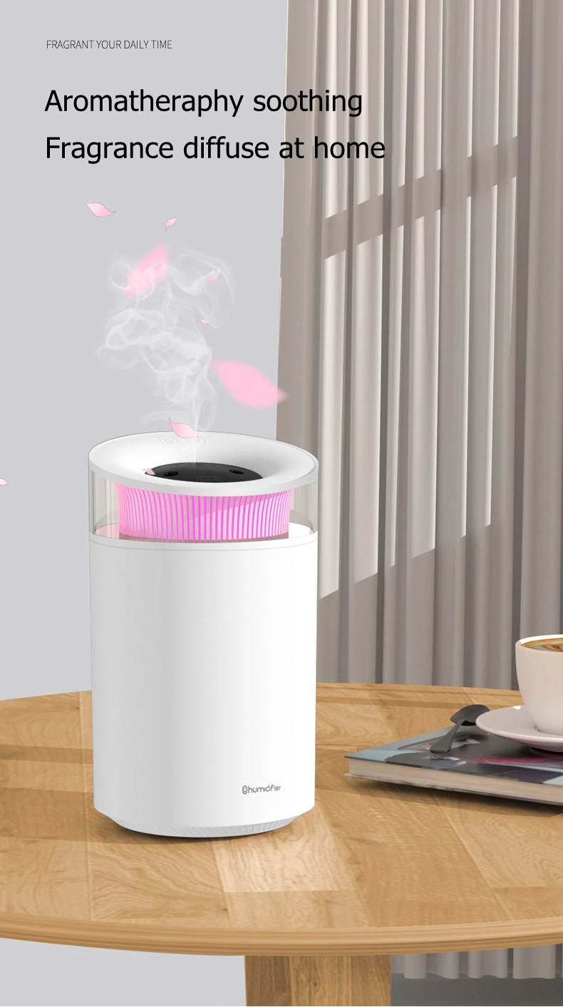 de Ar, Difusor com LED, Grande Capacidade,