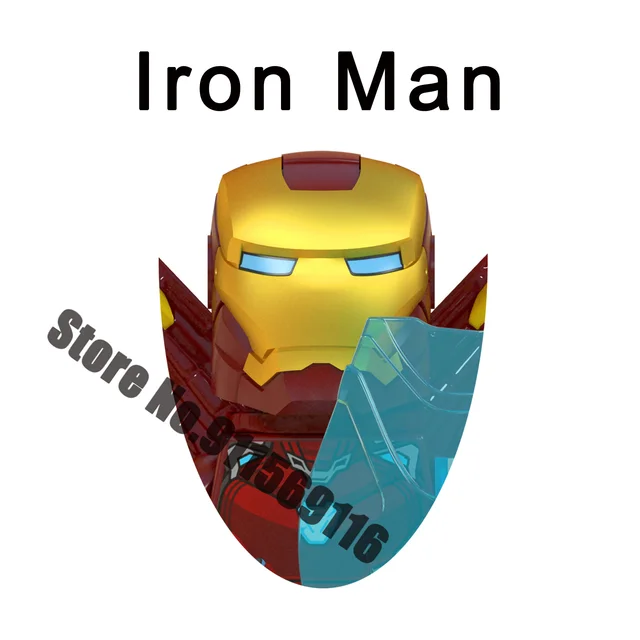 Superhero Building block Loki Sylvie Iron Man Spiderman Hulk Thor Captain America Venom Groot Thanos Vision Falcon Action Figure A-WM718