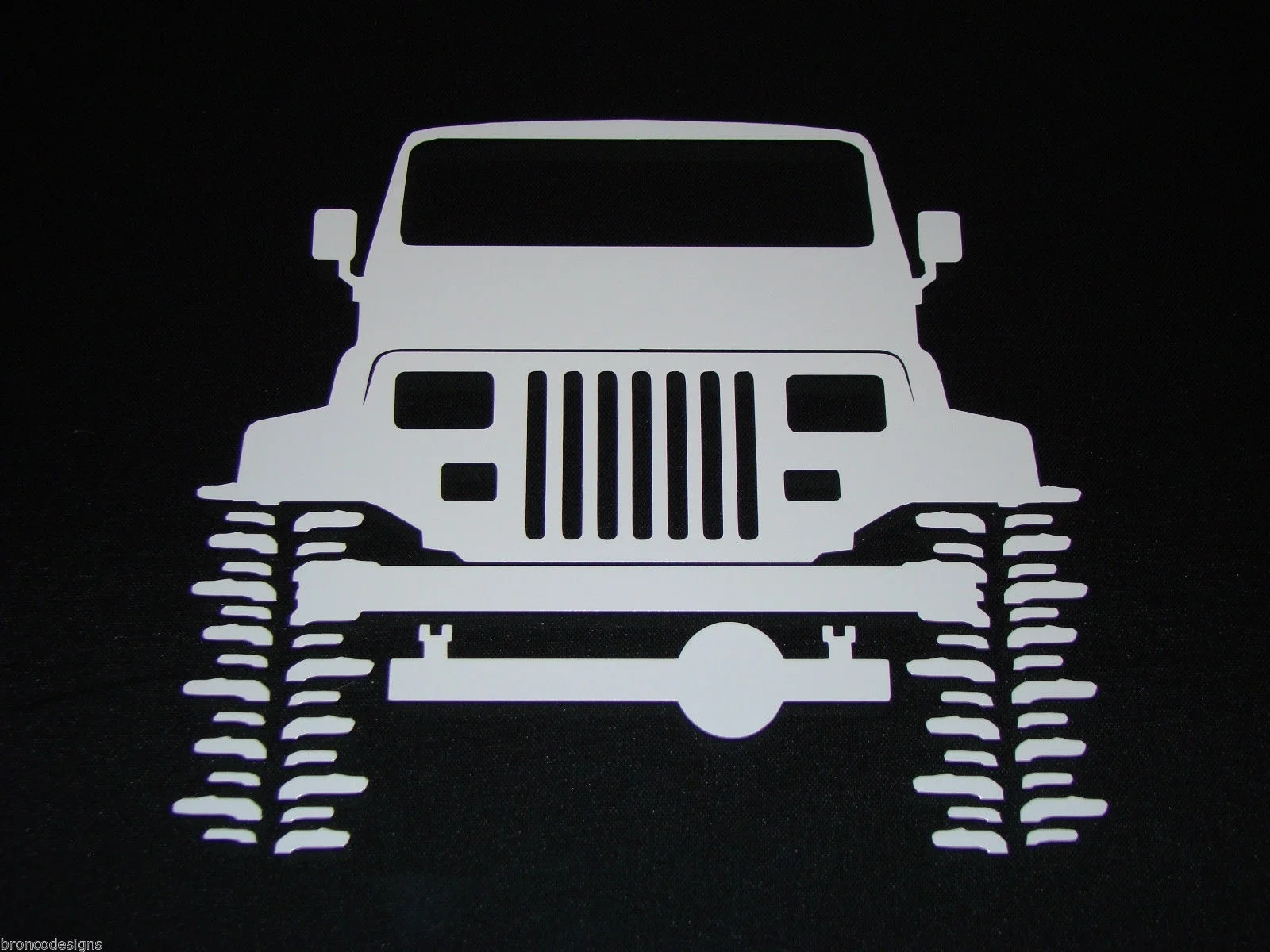 Jeep YJ Wrangler Flexing Crawler/_ Sticker//Decal 28