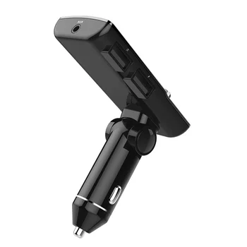 

Universal 12V-24V Bluetooth Car FM Transmitter MP3 Player Hands Free Radio Adapter Kit USB Charger Car Styling Accessories