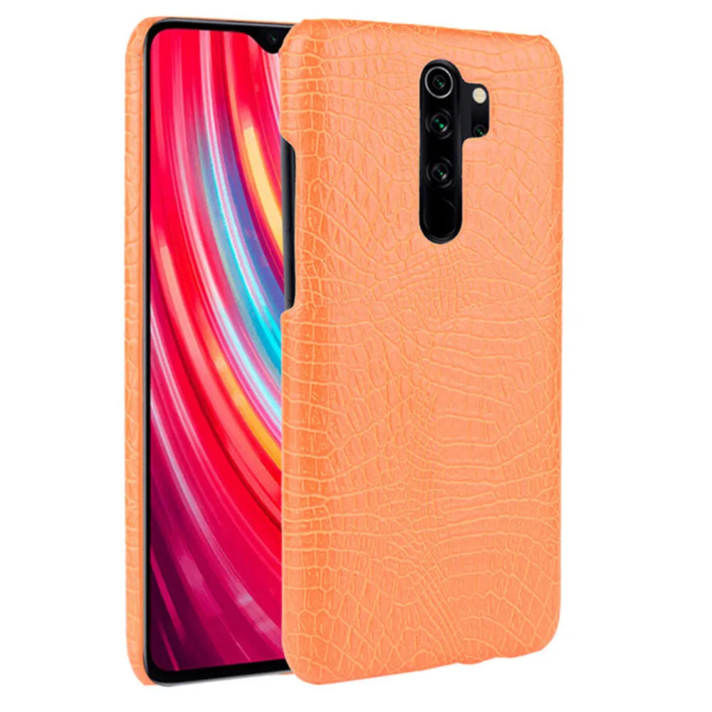 Crocodile Leather Case For Xiaomi Redmi Note 8T 8 7 Pro Hard Back Cover For Xiaomi Mi 9 Lite Note 10 9T Pro Redmi K30 K20 8A 7A xiaomi leather case chain