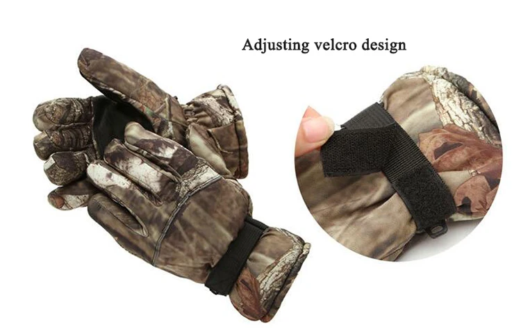 Флисовые перчатки для рыбалки с полным пальцем, противоскользящие перчатки для охоты на открытом воздухе, ветрозащитные теплые защитные перчатки для рыбалки