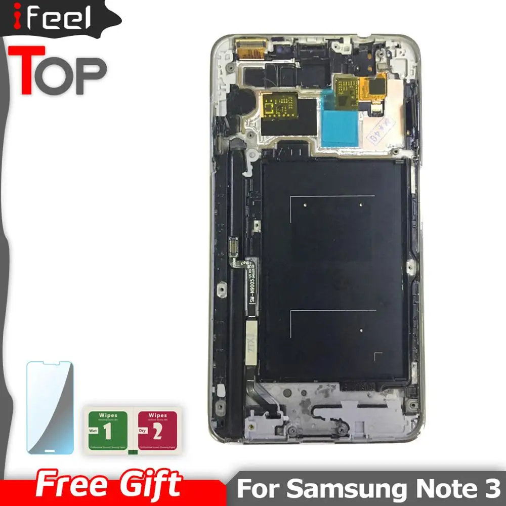 ЖК-дисплей с регулировкой яркости для Samsung Galaxy Note 3 N9005 сенсорным экраном и