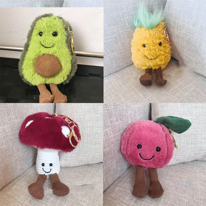 15 см авокадо Плюшевые игрушки мультфильм фрукты мягкие удобные Мини Kawaii плюшевая