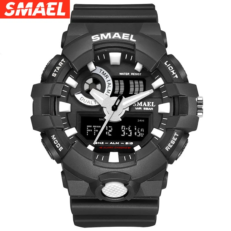 

SMAEL, maier watch authentic fashion movement waterproof outdoor multi-function electronic watch popular men