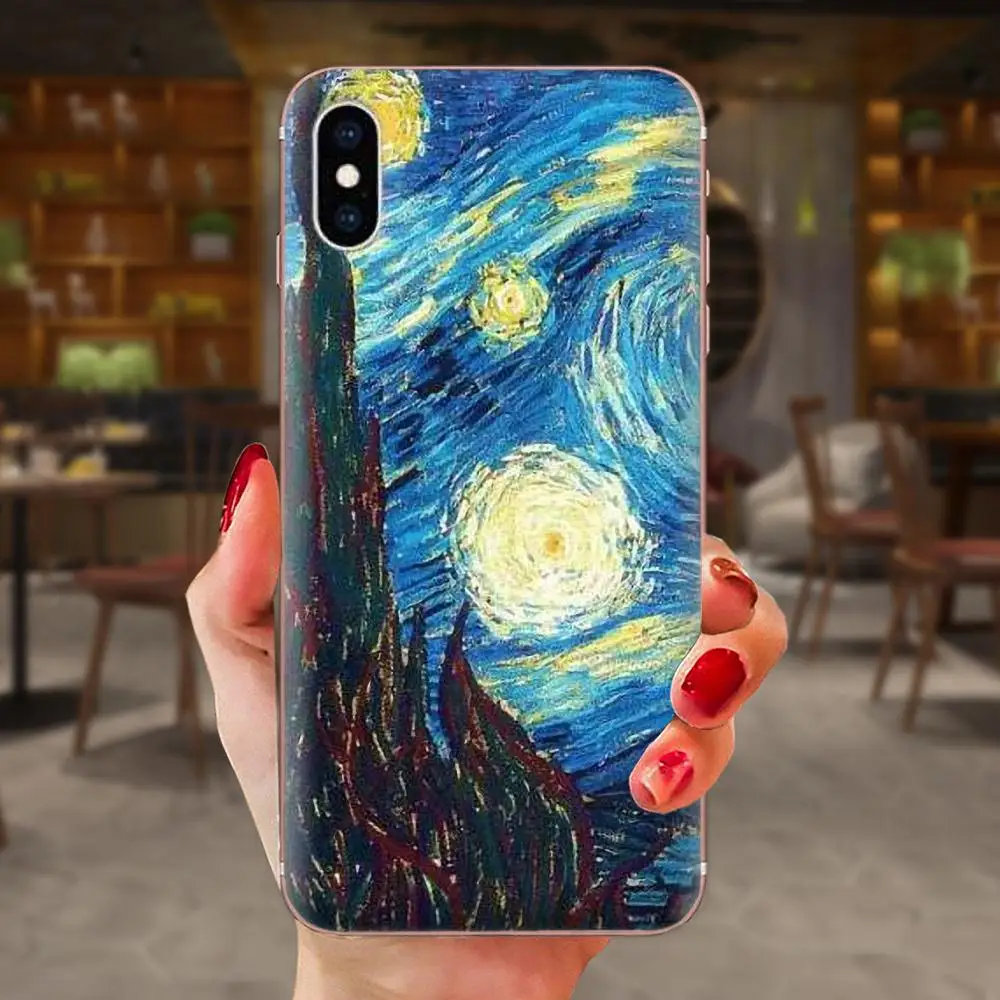 Картины Звездная ночь Ван Гог для huawei Honor mate Nova Note 20 20s 30 5 5I 5T 7C 8A 8X9X10 Pro Lite Play
