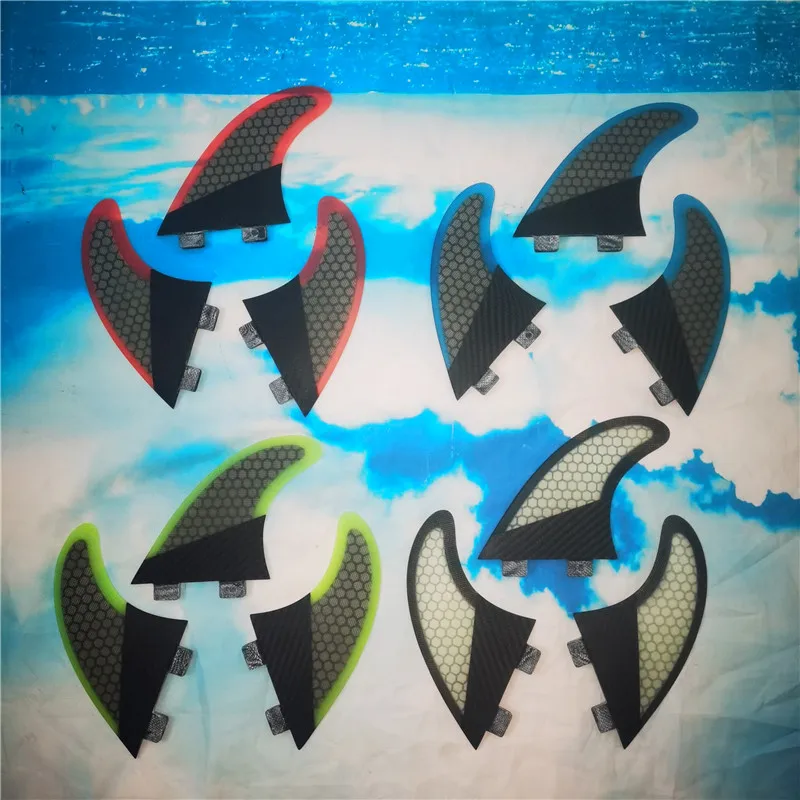 BiLong FCS FINS Surfboard Fins Twin Tri Fin A Set G5 Size