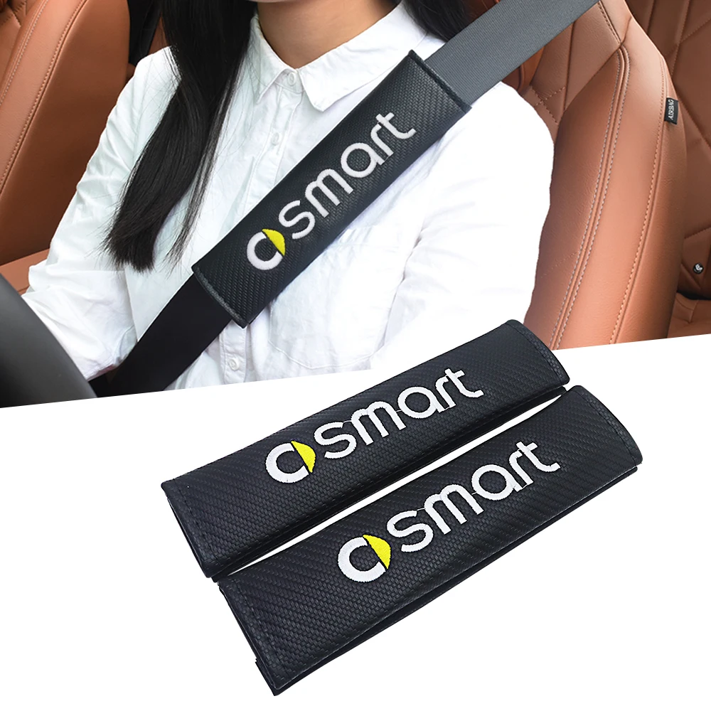 Car Seat Belt Protect Shoulders Decoration For Smart Fortwo 451 Forfour