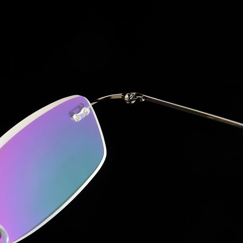 Elbru, ультралегкие, TR90, с памятью, титановые, без оправы, очки для чтения, для мужчин и женщин, очки для дальнозоркости+ 1,0+ 1,5+ 2,0 до+ 3,5+ 4,0