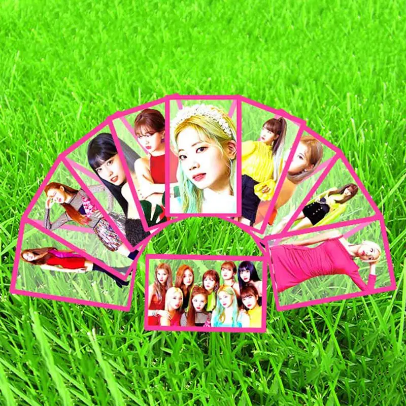 

10Pcs/Set TWICE FANCY YOU Album HD Photo Card PVC Cards Self Made Transparent LOMO Card Photocard