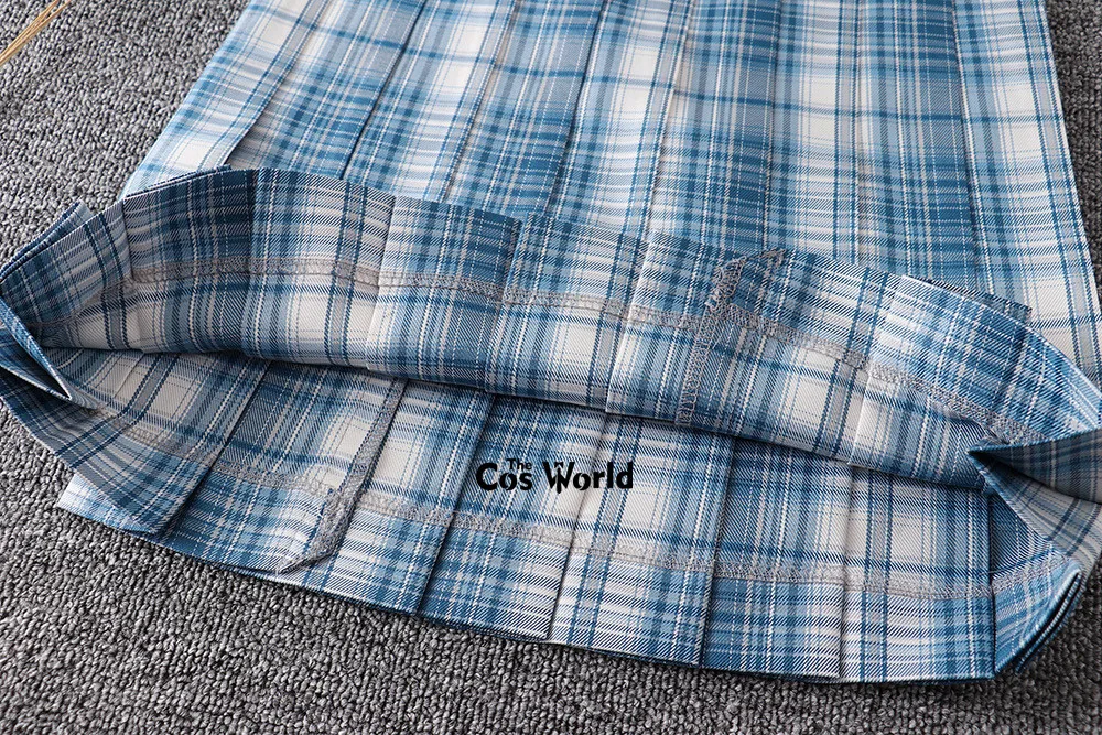 [Hokkaido] Girl\'s Summer High Waist Pleated Skirts Plaid Skirts Women Dress For JK School Uniform Students Cloths