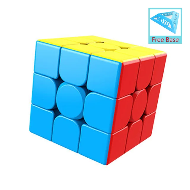 Dropshipping MoYu 3x3x3 Meilong Games Magic Cube Stickerless Cube Puzzle Professional Speed Cubes Educational Toys For Students 1