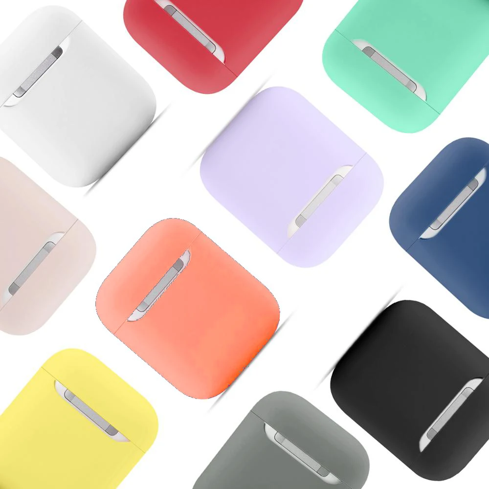 

Silicone Bluetooth Wireless Earphone Case for AirPods 1/2 TWS Protective Cover headphone case
