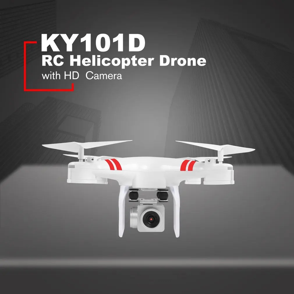 KY101 2,4G Радиоуправляемый Дрон высота удерживает Безголовый режим 3D флип один ключ Взлет/посадка RC вертолет летательный аппарат-стандартная версия