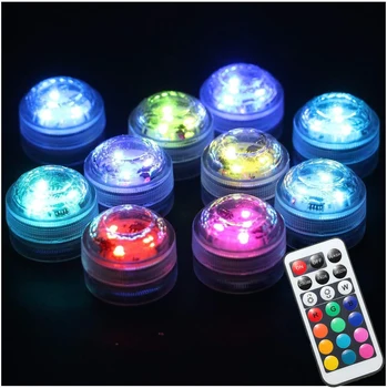 

Waterproof LED Underwater Light swimming Pool Light with Remote Control Light 3cm Diamond Shape diving Vase indoor decoration