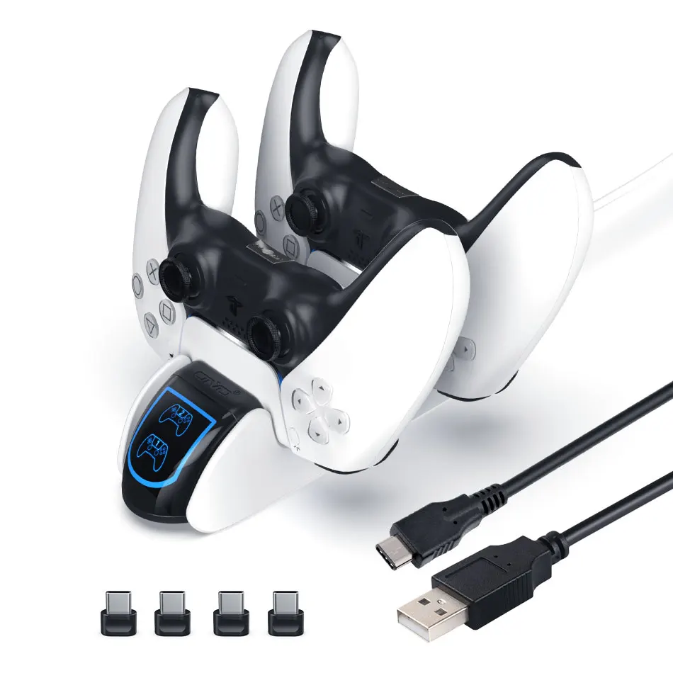 

Docking Charging For Sony PS5 Play Station Playstation PS 5 Controller Dock Wireless Battery Charger Gamepad Control Accessories