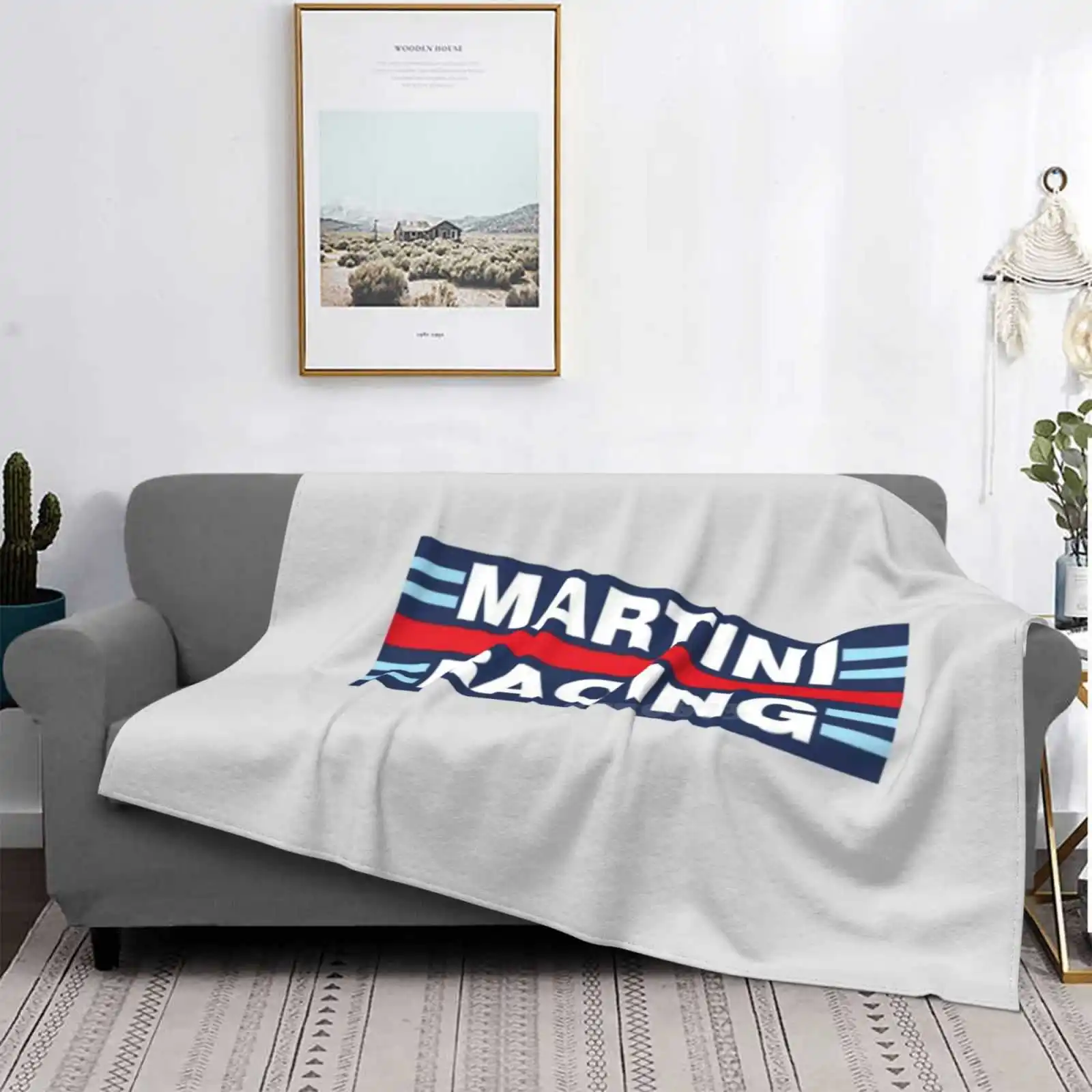 Martini Racing Fashion Soft Warm Throw Coperta I Racing Team Racing Club Motor Alfa Romeo I Racing