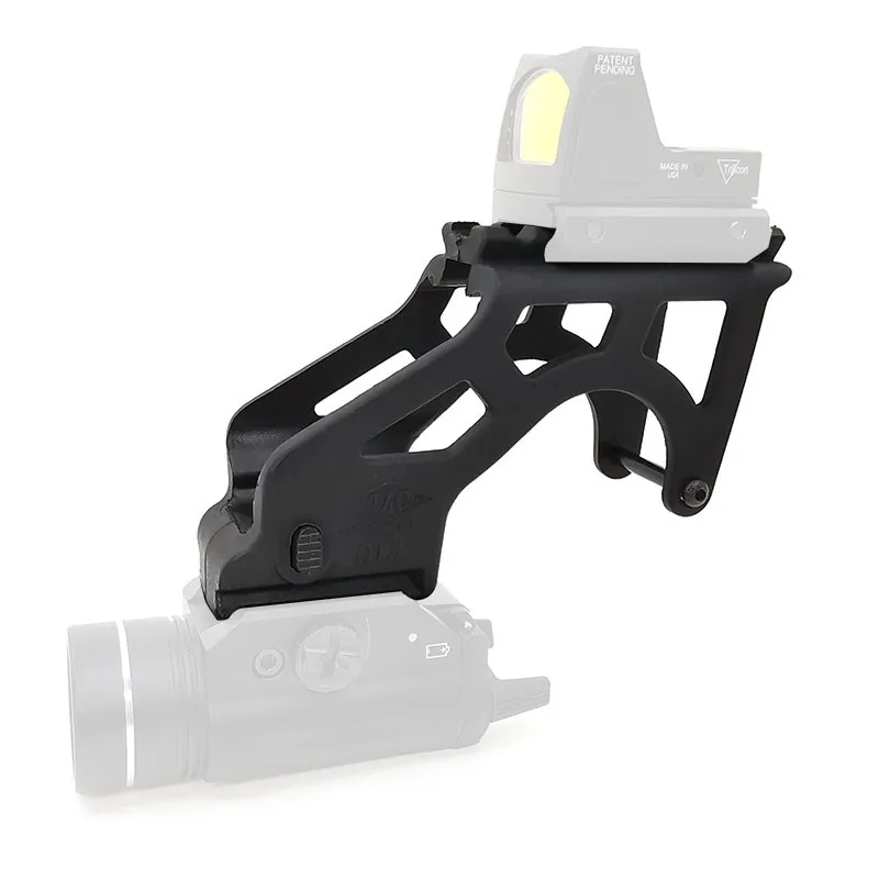 

Tactica Pistol Rail Mount Scope Laser Flashlight Mount Light Polymer For Glock 17 18C 19 21 22 23 24 31 34 35 Hunting scope