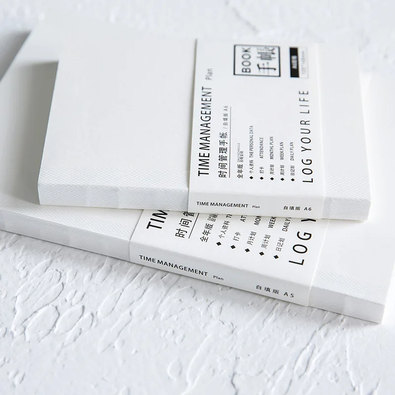 

A6 A5 Notebook Diary Monthly Weekly Daily Plan Agenda Papers