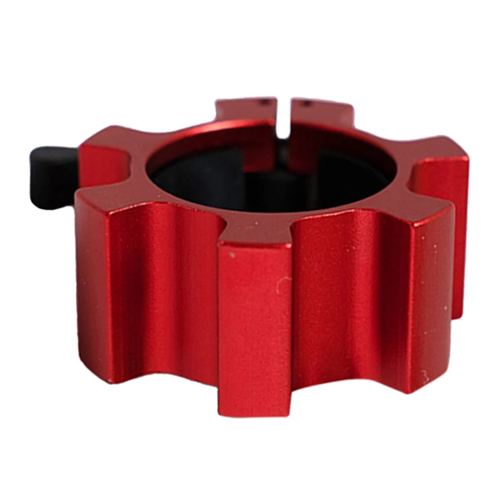 Solid Dumbbell Clamp Collars Barbell Spin Lock Gym Weight Bar Clip