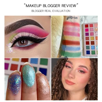 

18 Colors Matte Shimmer Glitter Eyeshadow Powder Waterproof Pigment Nude Eye Shadow Palette Makeup Powder