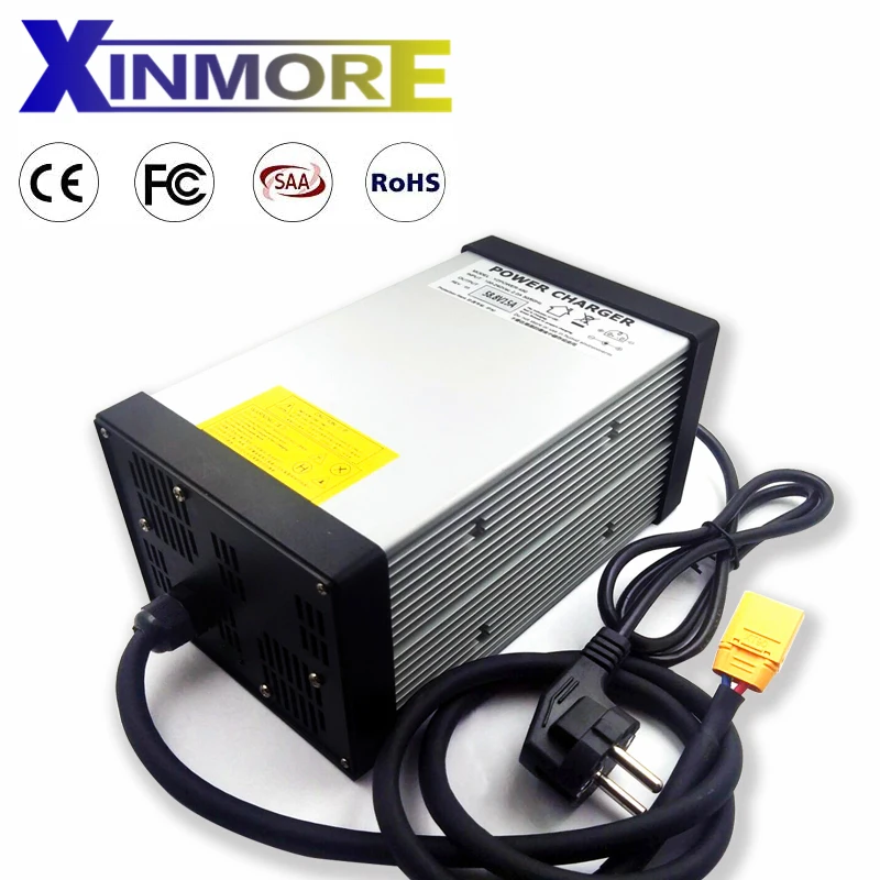 XINMORE 14.6V 40A  Lifepo4 Lithium Battery Charger For 12V E-bike Pack AC-DC Power Supply for Electric Tool with CE FCC