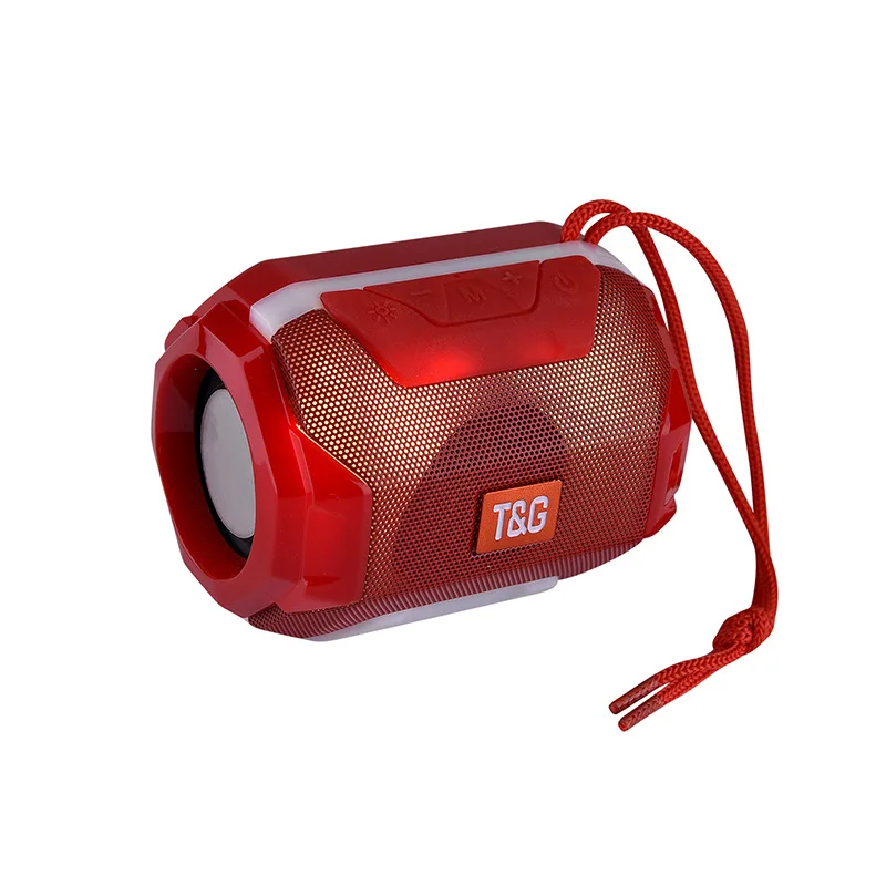 

LUSHUO Portable Speaker Bluetooth Breathing LED Bass Subwoofer Speakers Stereo Outdoor Soundbar 1200mAh Support FM USB TF