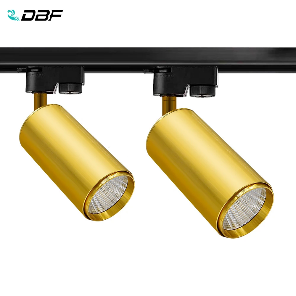 

[DBF]Angle Adjustable LED COB Track Rail Light 5W 7W 10W 12W 15W 20W Rail Track Lighting lamp for Clothing store show lights