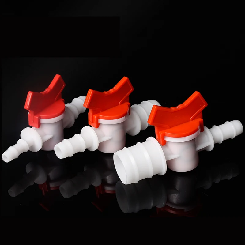 4mm 6mm 8mm 10mm 12mm 16mm 20mm 25mm espiga para manguera de plástico válvula de bola reductor conector adecuado para acuario Jardín de Micro riego