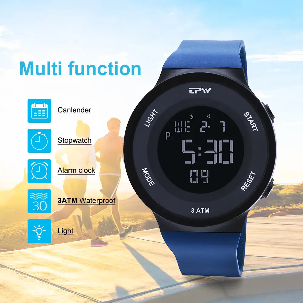 digital hand watch for man