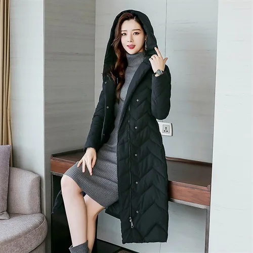 

Korean-style Slim Fit Slimming Casual Fashion Elegant Solid Color Comfortable Cotton-padded Clothes 2018 Winter New Style