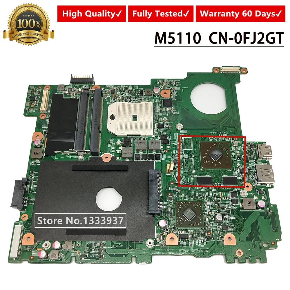 

CN-0FJ2GT 0FJ2GT FJ2GT MAIN BOARD For Dell M5110 5110 Laptop motherboard 554IE01401 55.4IE01.401
