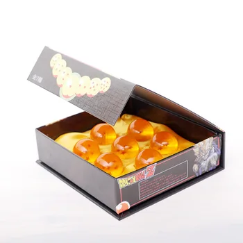 

New 3.5CM Orange and Blue Dragon Ball Set 1-7 Star Dragon Ball Gift Box