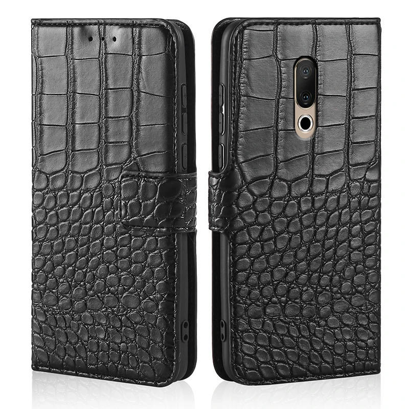 phone Case for Meizu 15 Plus Case Crocodile texture leather flip Case for Meizu 15 Plus Case Cover meizu phone case with stones