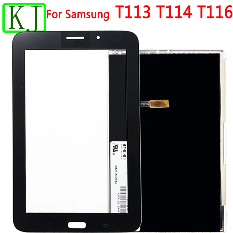 Для samsung Galaxy Tab 3 T110 T111 T113 T116 T114 ЖК-дисплей+ сенсорный экран панель Стекло сенсор дигитайзер