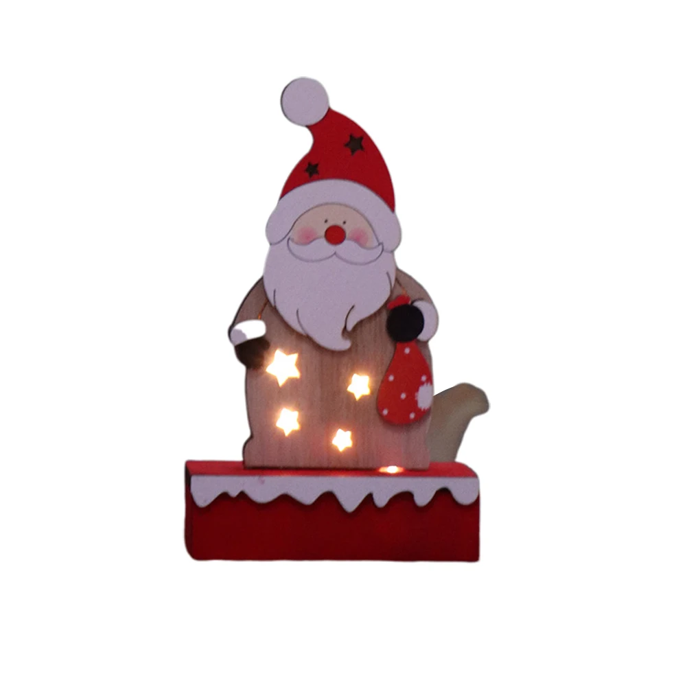 

Party Gift Christmas Luminous Kids Home Hanging Ornament Old Man Cartoon Decoration Doll Pendant DIY Office