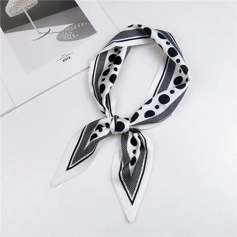 

Fashion Rope Print Silk Small Ribbon Women Silk Scarf Handbag Ribbons Female Head Scarf Long Scarves & Wraps