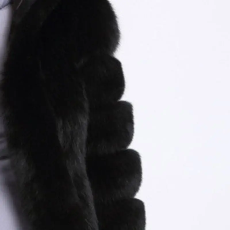 Winter Warm Faux Fox Fur Coats Women Plus Size Thick Jacket Casual Hooded Color Outwear Fake Fur Oversized Overcoat Female