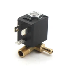 AC 220-240 V 2/2 Way G1/" Нормально закрытый канюля Паровая Швабра Железный котел электромагнитный клапан Отпариватель Одежды Электрический кран