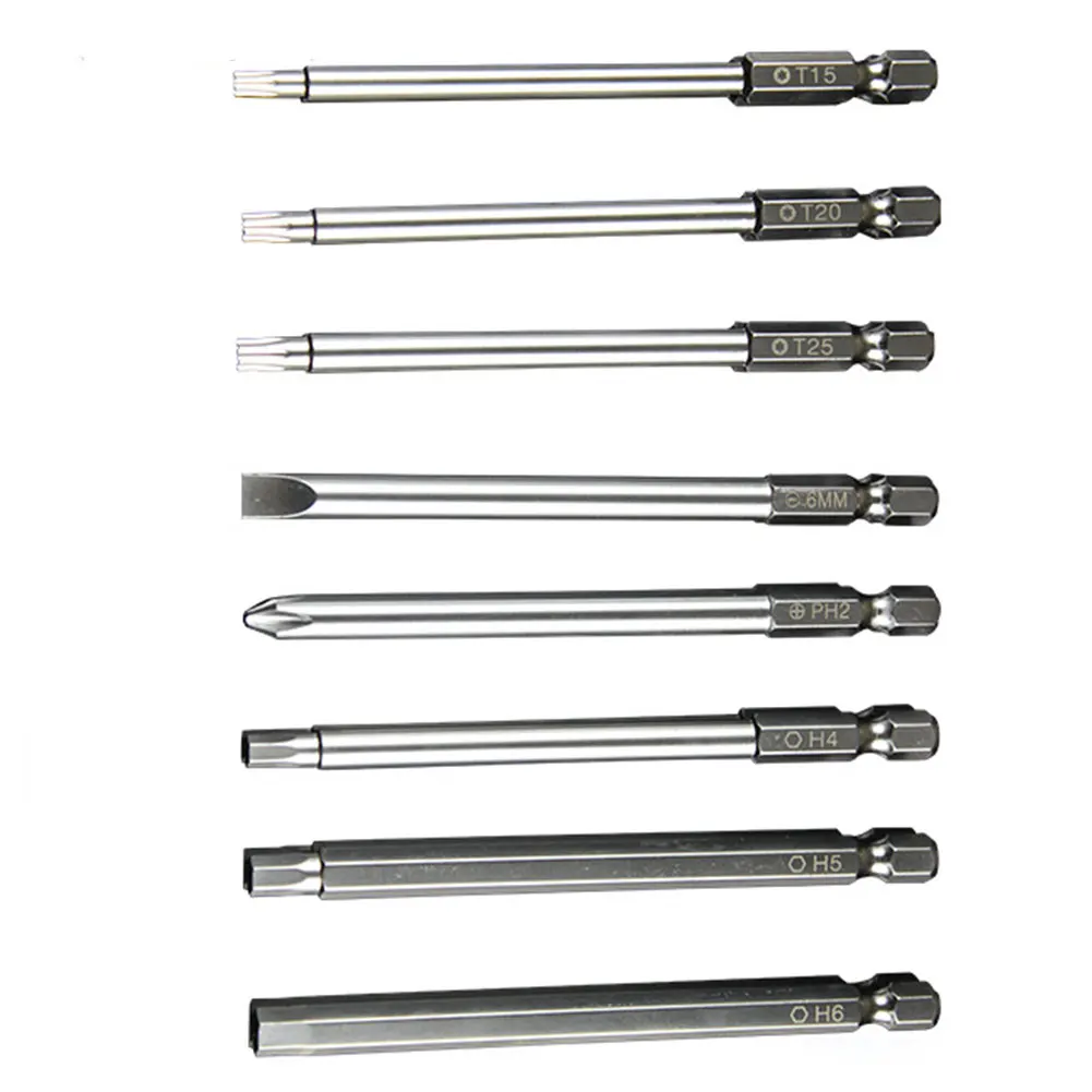 9pcs Easy Use Multi-bit Tackle Home Magnetic Screwdriver Set Slotted Dismountable Multifunctional Hand Tools Repair Durable