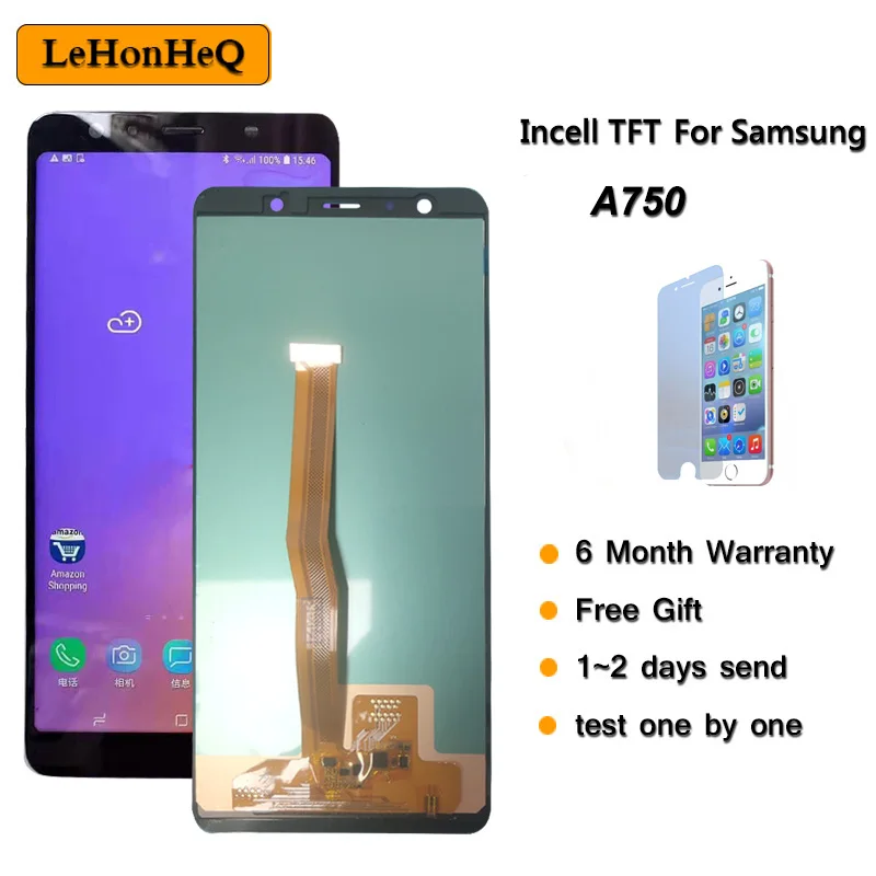 ЖК дисплей с дигитайзером сенсорного экрана для samsung galaxy A7 2018 A750 A750G SM A750F 2018|Экраны