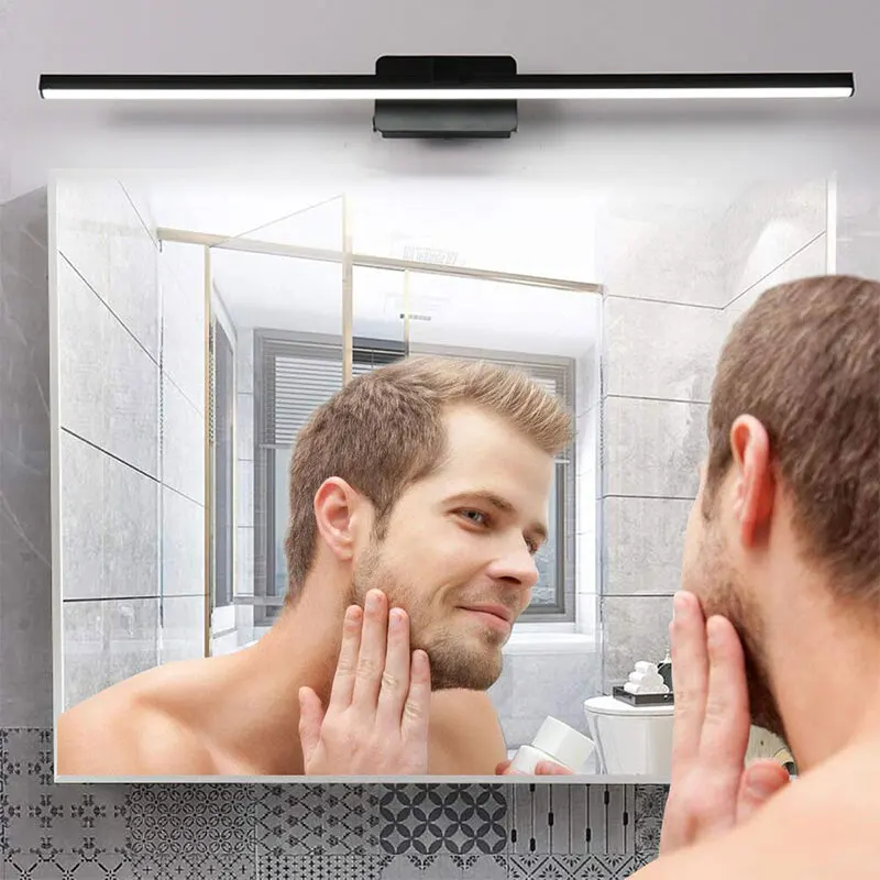 

LED Modern Wall Lamp Mirror Makeup Aluminum Lamp Waterproof Stainless Indoor Wall Mounted Bathroom Mirror Light 