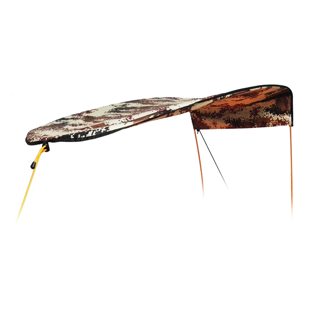 Desert Camo Надувная лодка для 1 человека, Солнцезащитный навес, парусник, тент, верхний дождевик, щит - Цвет: Desert Camo