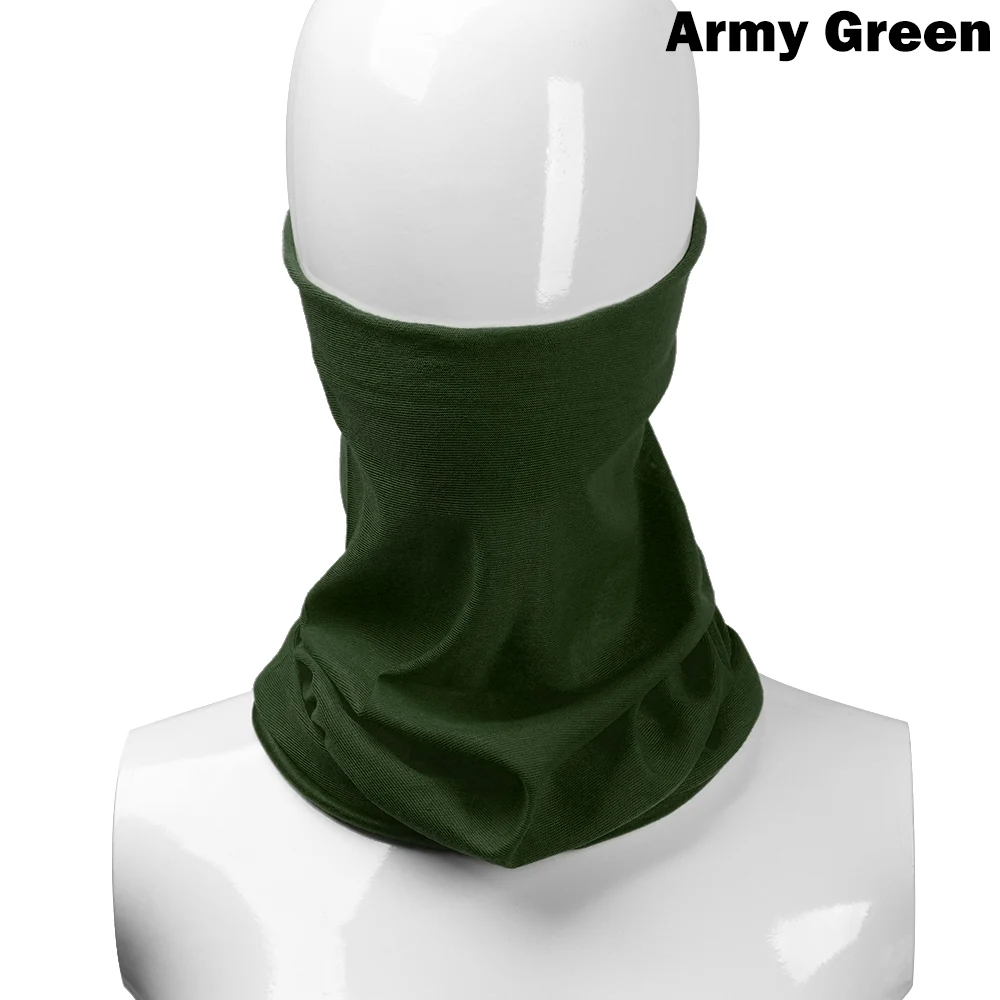 2-Army Green 1 шт. горячая Распродажа модный унисекс женский мужской зимний весенний Повседневный теплый флисовый шарф-хомут для шеи теплая маска для лица шапочки - Цвет: 2-Army Green