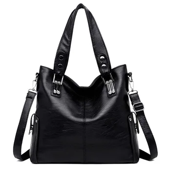 

Vintage soft leather luxury handbags women bags Designer Large ladies hand tote bag shoulder crossbody bags for women boslas