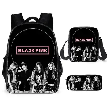 

POP Blackpink School Bags for Girls Famous Star Children Backpack Teenager Kids Bags Schoolbag Mochila Custom Escolar