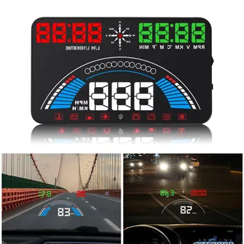 

S7 HUD OBD projector GPS Car Headup Display Digital LCD Monitor Speedometer Car Speed Projector Windshield Projection