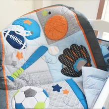 Мультяшный комплект детского постельного белья, хлопковые одеяла для кроватки, кровать, юбка для детской кроватки, одеяло с принтом 84 см* 107 см, постельное белье для новорожденных