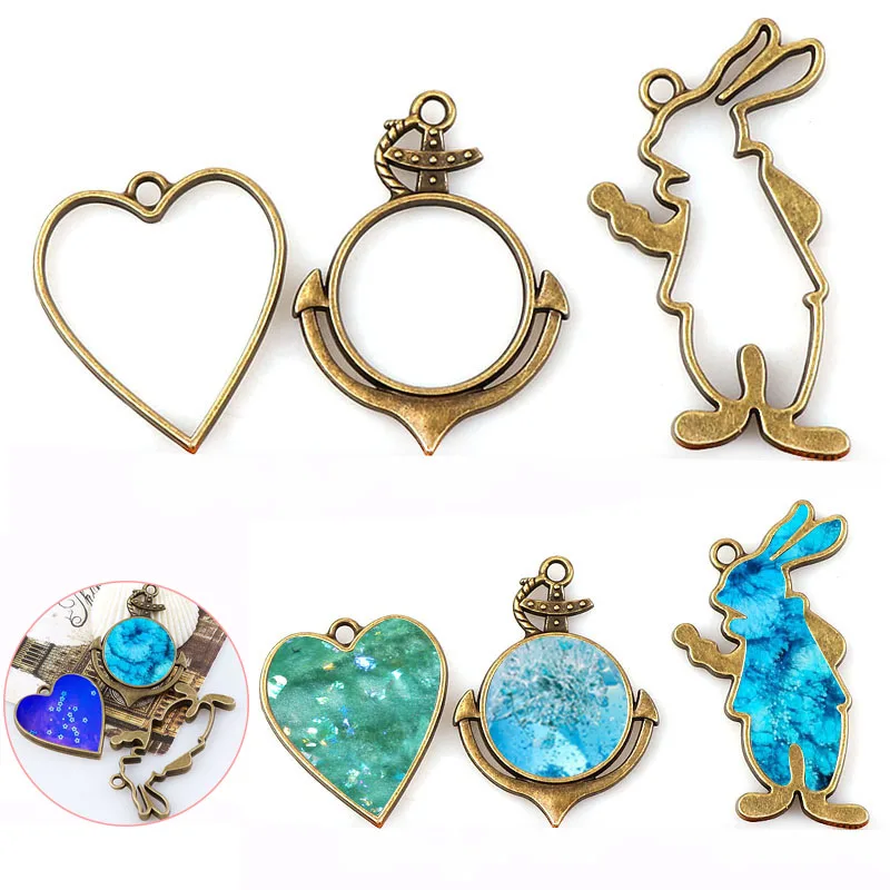 Vintage-ncora-cora-o-coelho-antigo-bronze-metal-oco-quadro-conector-encantos-pingente-diy-j-ias