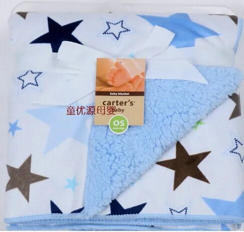 whitestar High Quality Plush Baby Blanket Newborn Swaddle Wrap Super Soft Baby Nap Receiving Blanket - Цвет: whitestar